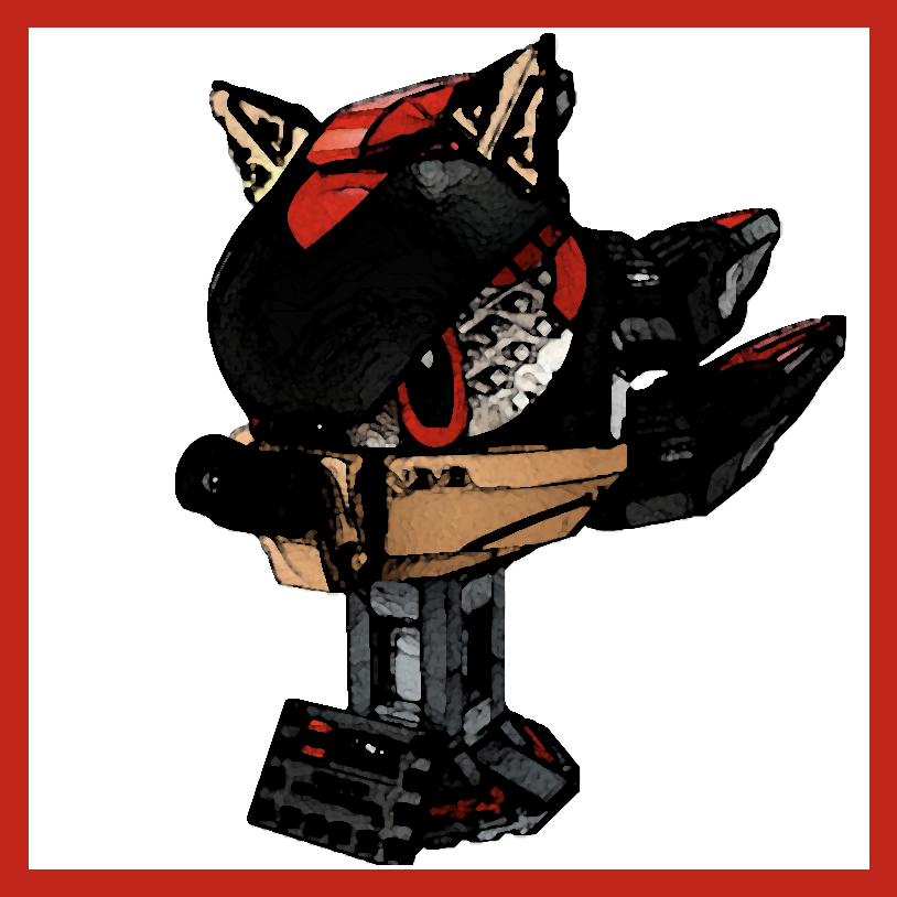 Display Case for LEGO® 77000 Shadow the Hedgehog™