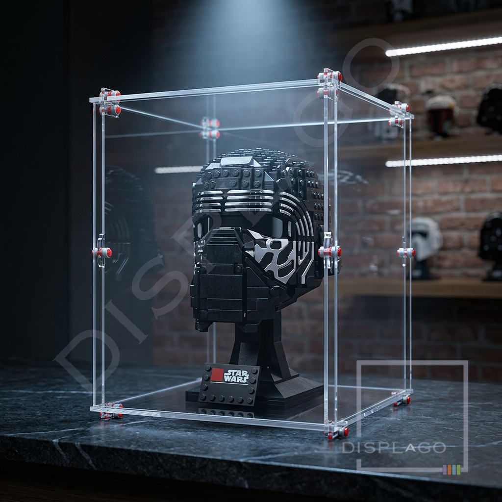 Display Case for LEGO® 75415 Star Wars™ Kylo Ren™ Helmet space