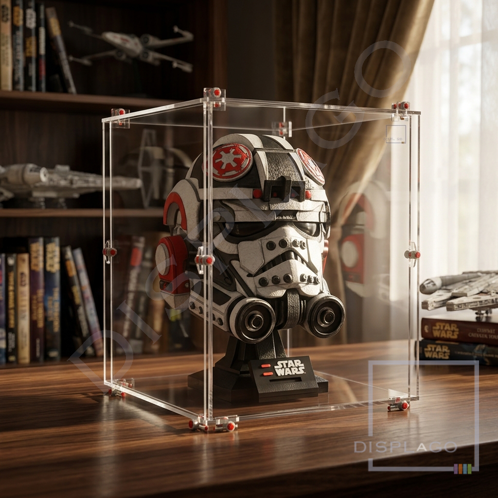 Display Case for LEGO® 75429 Star Wars™ AT-AT Driver™ Helmet space