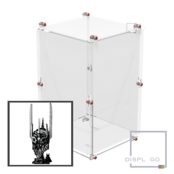 Display Case for LEGO® 11373 The Lord of the Rings:™ Sauron's™ Mask Helmet