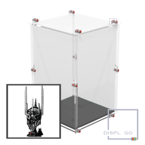 Display Case for LEGO® 11373 The Lord of the Rings:™ Sauron's™ Mask Helmet