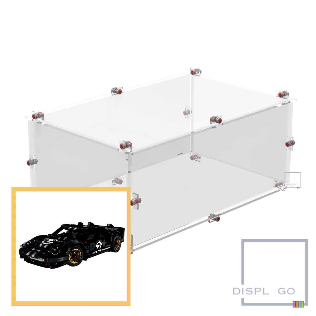 Display Case for LEGO® 42223 Technic™ 1966 Ford™ GT40 MKII™ Race Car