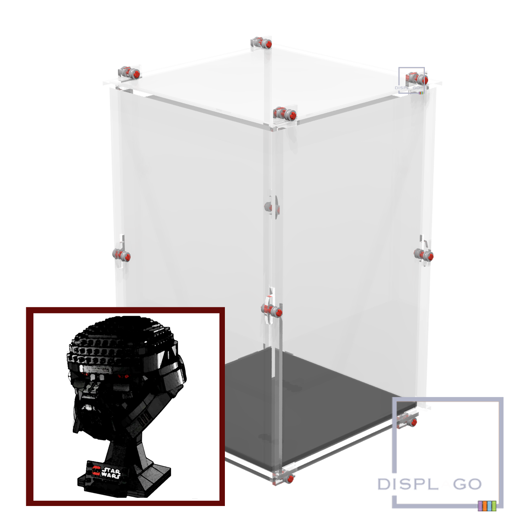 Display Case for LEGO® STAR WARS™ 75343 Dark Trooper™ Helmet