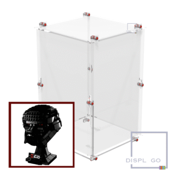 Display Case for LEGO® STAR WARS™ 75343 Dark Trooper™ Helmet