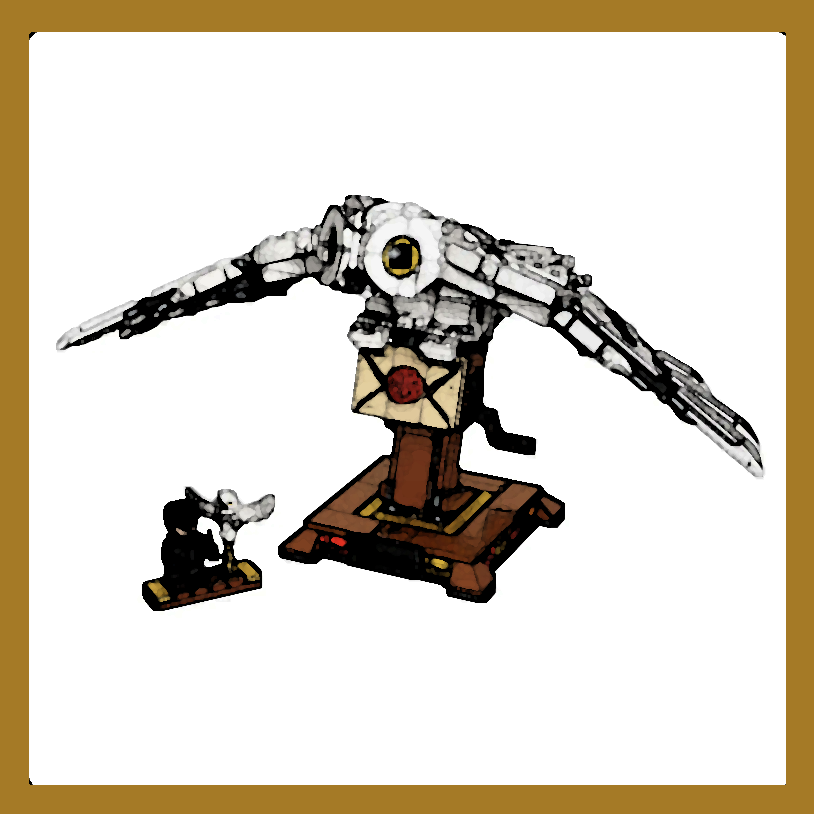 Display Case for LEGO® 75979 Hedwig™ wizard world