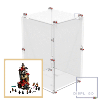 Display Case for LEGO® 75980 Attack on the Burrow™ wizard world
