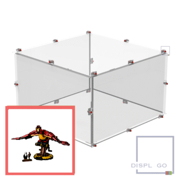 Display Case for LEGO® 76394 Fawkes™ Dumbledore’s Phoenix wizard world