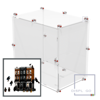 Display Case for LEGO® 76408 12 Grimmauld™ Place wizard world