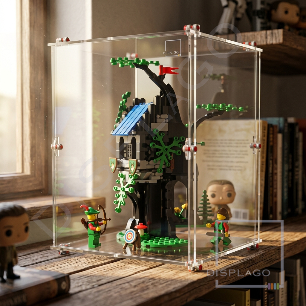 Display Case for LEGO® 40567 Forest Hideout™ flora