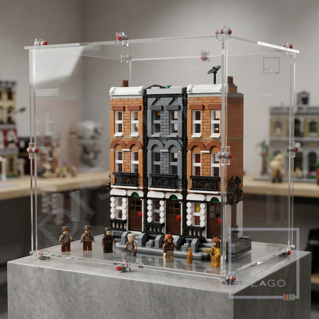 Display Case for LEGO® 76408 12 Grimmauld™ Place wizard world