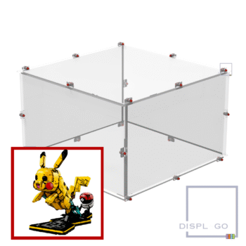 Display Case for LEGO® 72151 Pokémon™ Pikachu™ and Poké Ball ™