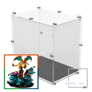 Display Case for LEGO® 72153 Venusaur™, Charizard™ and Blastoise™