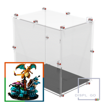 Display Case for LEGO® 72153 Venusaur™, Charizard™ and Blastoise™