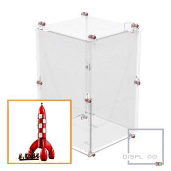 Tintin™ Moon Rocket Display Case for LEGO® #21367