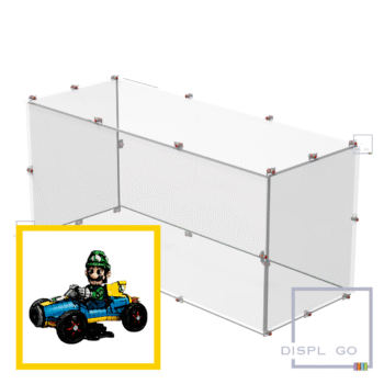 Mario Kart™ Luigi & Mach 8™ Display Case for LEGO® # 72050