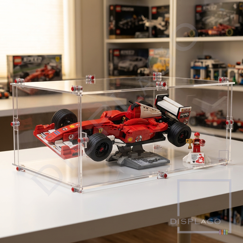 Ferrari™ F2004 & Michael Schumacher™ Display Case for LEGO® # 11375 speed hunger sport