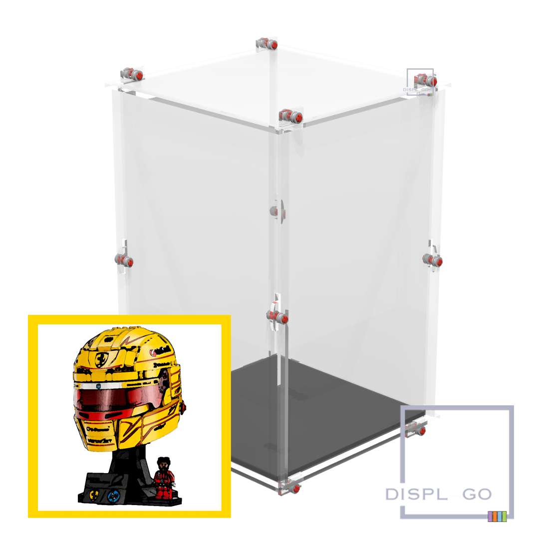 Display Case for LEGO® 43022 Scuderia Ferrari™ HP™ Lewis Hamilton™