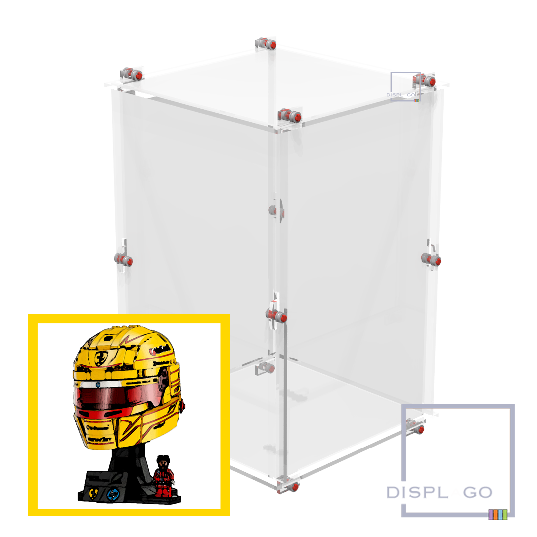 Display Case for LEGO® 43022 Scuderia Ferrari™ HP™ Lewis Hamilton™